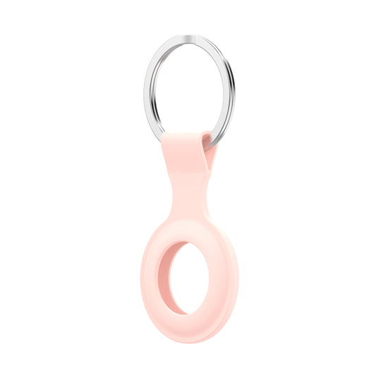 Pink AirTag Keyring Case