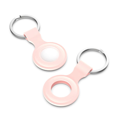 Pink AirTag Keyring Case