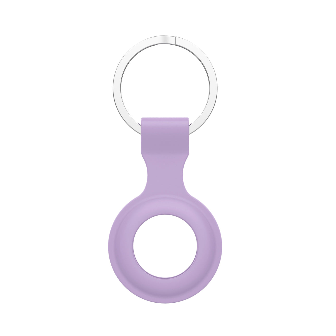 Purple AirTag Keyring Case