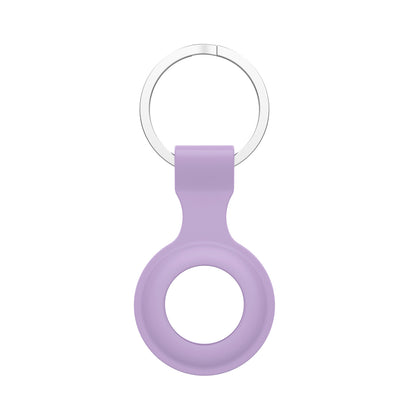 Purple AirTag Keyring Case