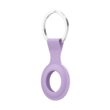 Purple AirTag Keyring Case