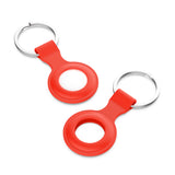 Red AirTag Keyring Case
