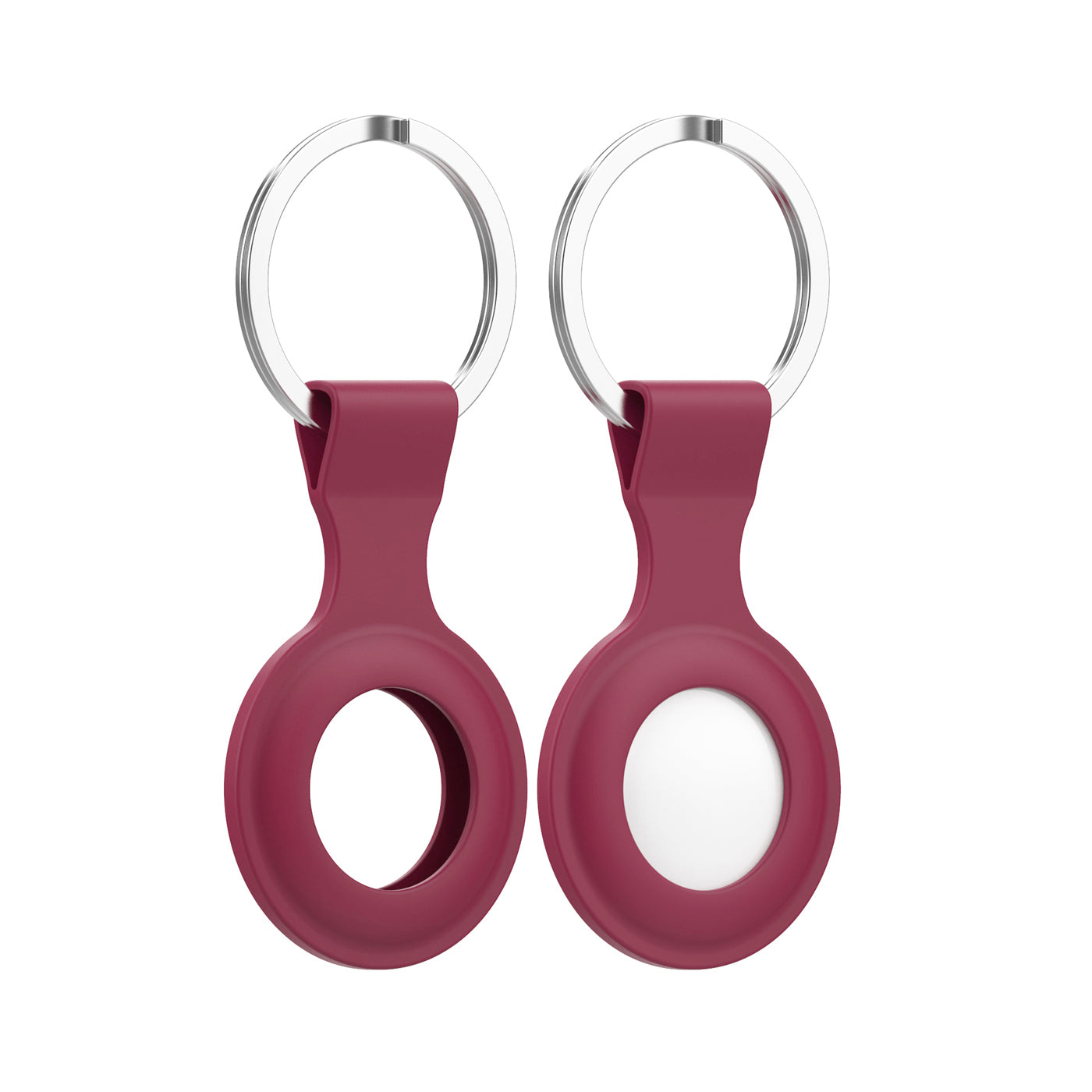 Wine AirTag Keyring Case