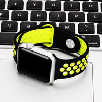 Rainbow Light Blue Apple Watch Strap