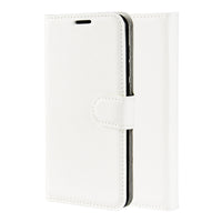 White Leather Wallet Case (Galaxy S21 Ultra)