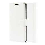 White Leather Wallet Case (Galaxy S21 Ultra)