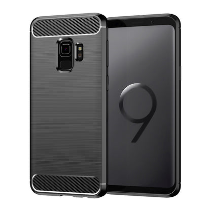 Black Brushed Metal Case (Galaxy S9)