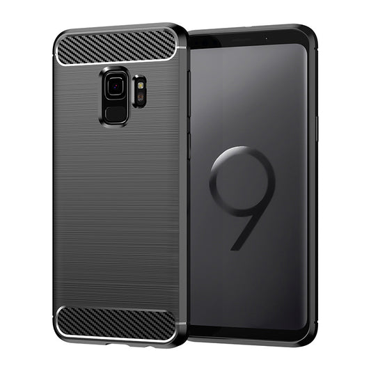 Black Brushed Metal Case (Galaxy S9)