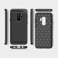 Red Brushed Metal Case (Galaxy S9+)