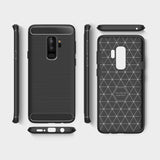 Red Brushed Metal Case (Galaxy S9+)