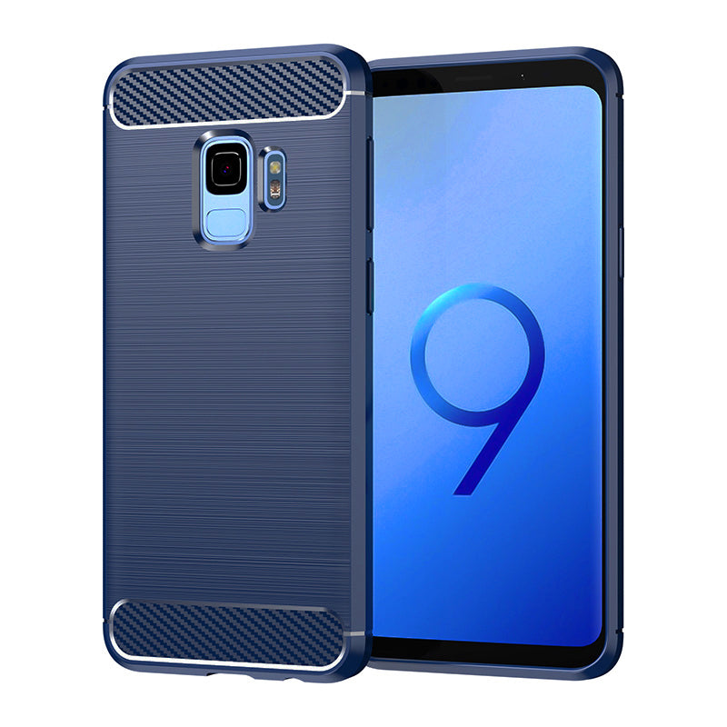 Navy Brushed Metal Case (Galaxy S9)
