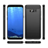 Black Brushed Metal Case (Galaxy S8)