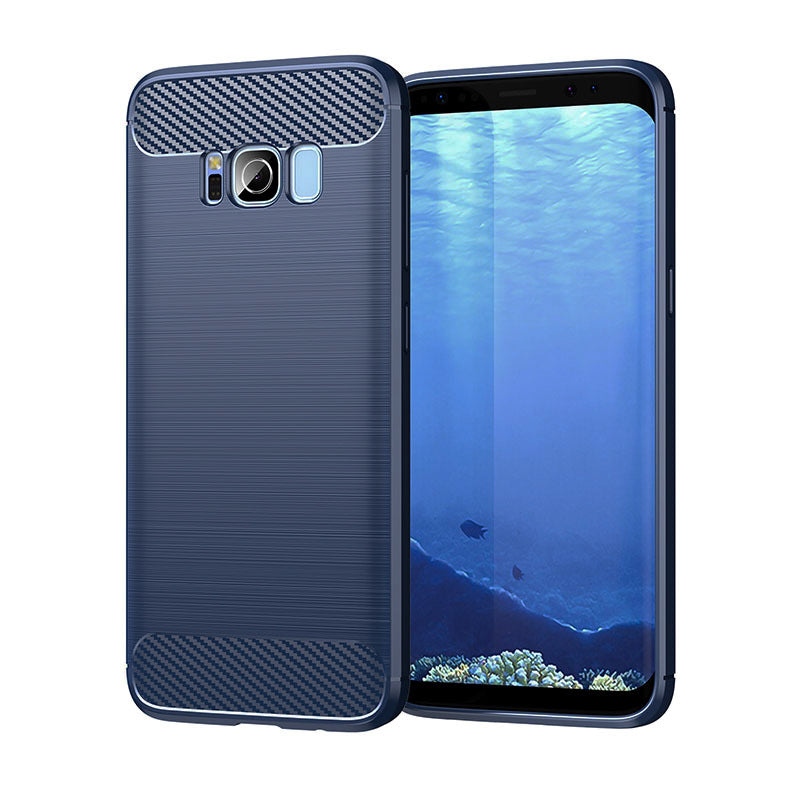 Navy Brushed Metal Case (Galaxy S8)