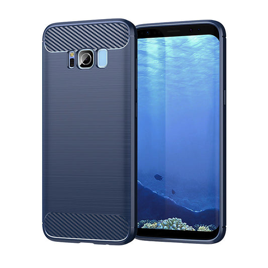 Navy Brushed Metal Case (Galaxy S8)