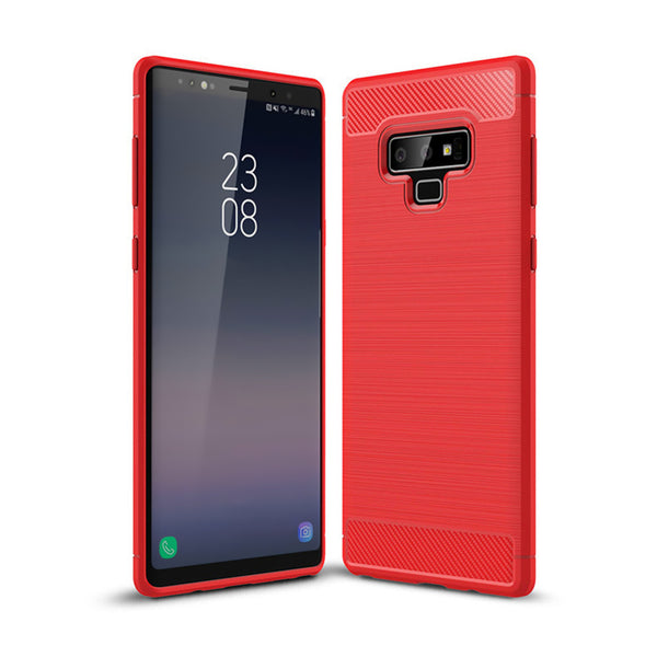 Red Brushed Metal Case (Galaxy Note 9)