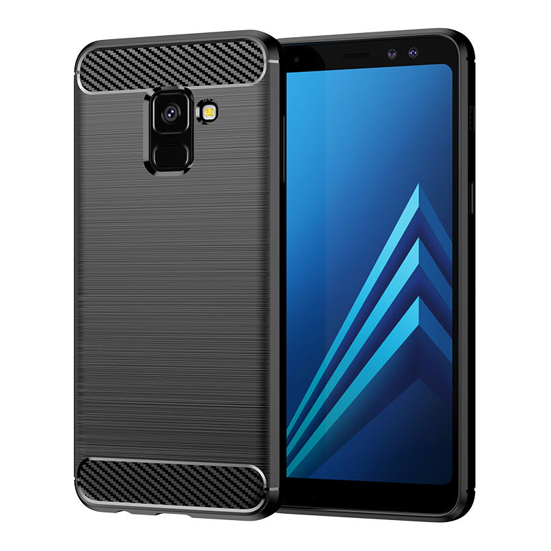Black Brushed Metal Case (Galaxy A8)