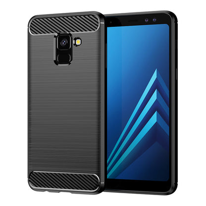 Black Brushed Metal Case (Galaxy A8)