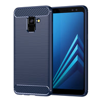 Navy Brushed Metal Case (Galaxy A8)
