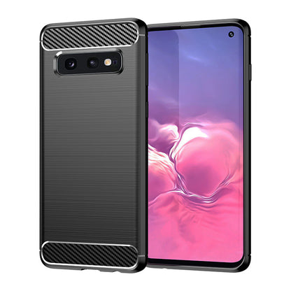 Black Brushed Metal Case (Galaxy S10e)