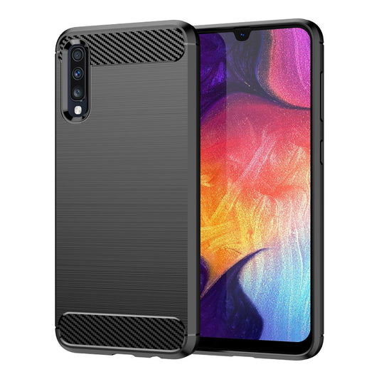 Black Brushed Metal Case (Galaxy A50)