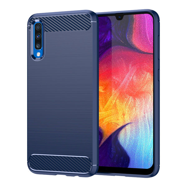 Navy Brushed Metal Case (Galaxy A50)