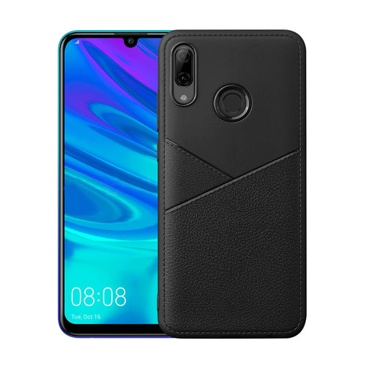 Black Leather V Case (Galaxy A20)