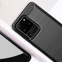 Red Brushed Metal Case (Galaxy S20 Ultra)
