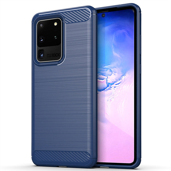 Navy Brushed Metal Case (Galaxy S20 Ultra)