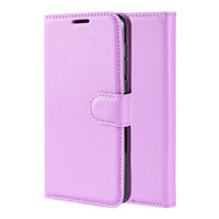 Purple Leather Wallet Case (Galaxy Note 20)