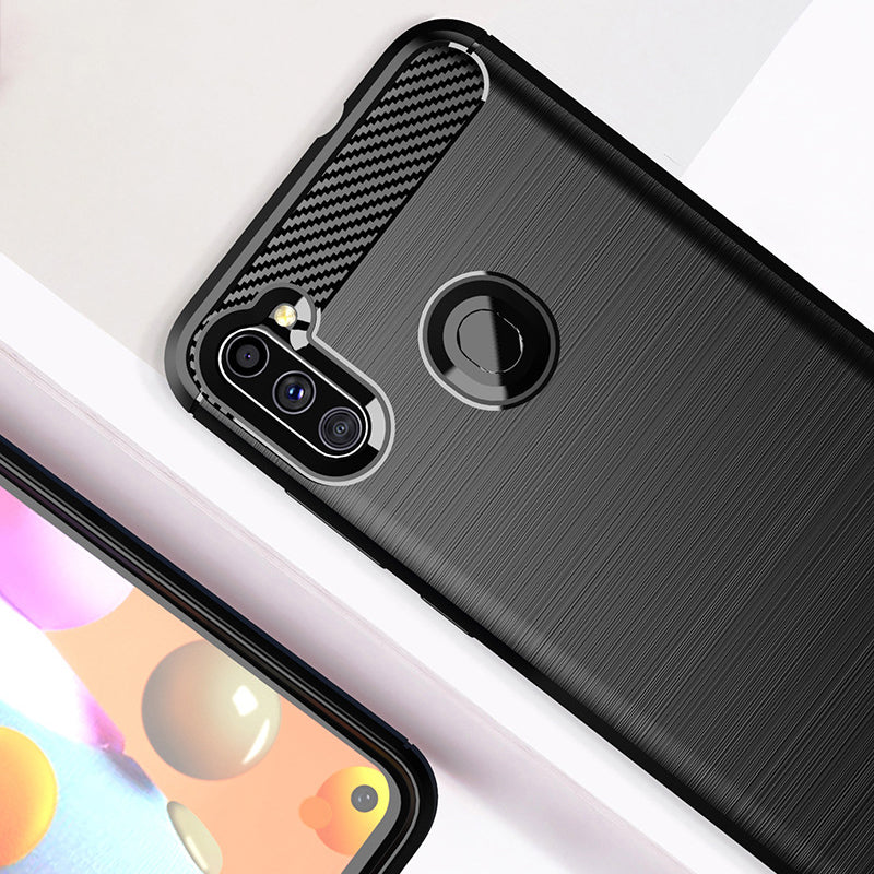 Grey Brushed Metal Case (Galaxy A11)