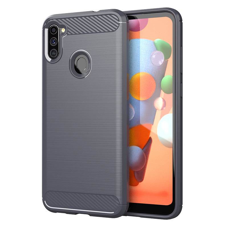 Grey Brushed Metal Case (Galaxy A11)