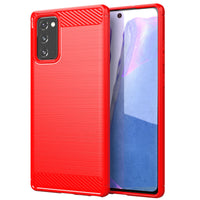 Red Brushed Metal Case (Galaxy Note 20)