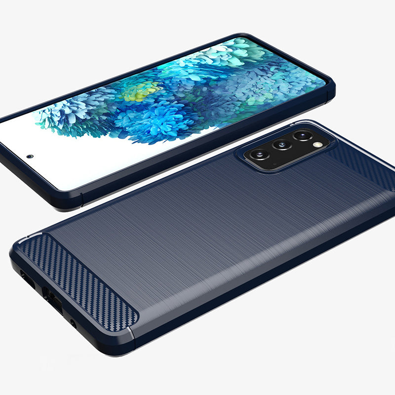 Navy Brushed Metal Case (Galaxy S20 FE)