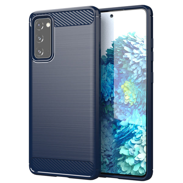 Navy Brushed Metal Case (Galaxy S20 FE)