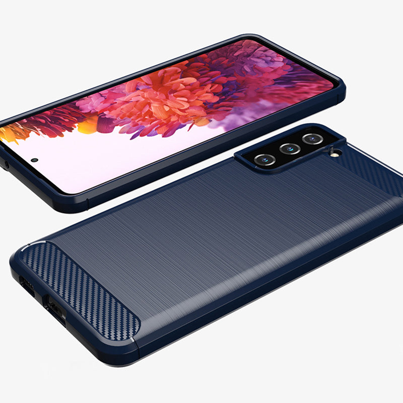 Navy Brushed Metal Case (Galaxy S21+)