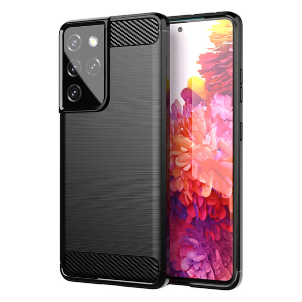 Black Brushed Metal Case (Galaxy S21 Ultra)