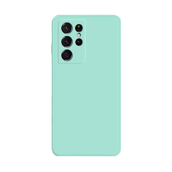 Matte Mint Blue Soft Case (Galaxy S21 Ultra)