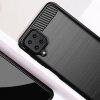 Navy Brushed Metal Case (Galaxy A12)