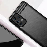Black Brushed Metal Case (Galaxy A52)