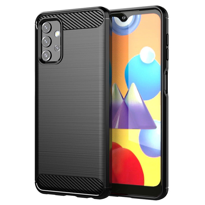 Black Brushed Metal Case (Galaxy A32 5G)