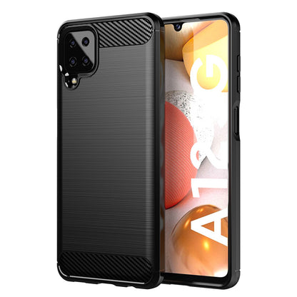 Black Brushed Metal Case (Galaxy A12)