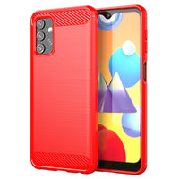 Red Brushed Metal Case (Galaxy A32 5G)