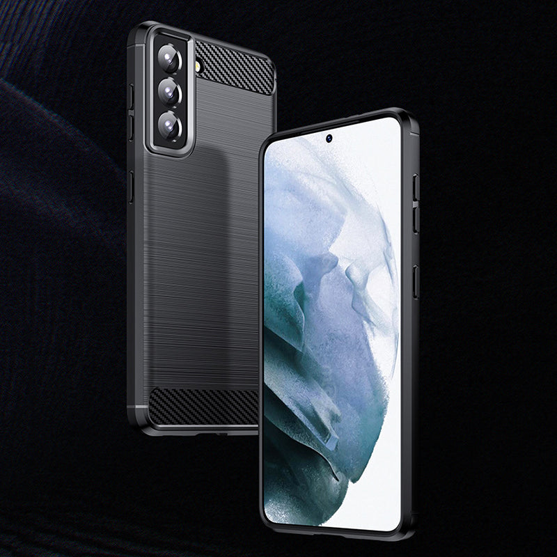 Black Brushed Metal Case (Galaxy S21 FE)