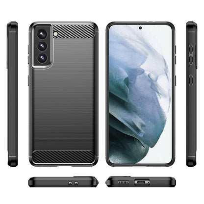 Black Brushed Metal Case (Galaxy S21 FE)