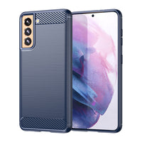 Navy Brushed Metal Case (Galaxy S21 FE)