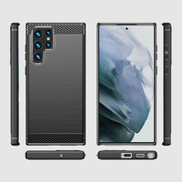 Grey Brushed Metal Case (Galaxy S22 Ultra)
