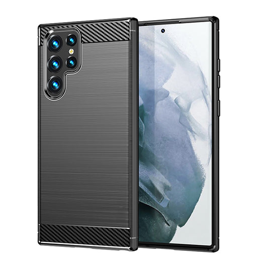 Black Brushed Metal Case (Galaxy S22 Ultra)