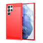 Red Brushed Metal Case (Galaxy S22 Ultra)
