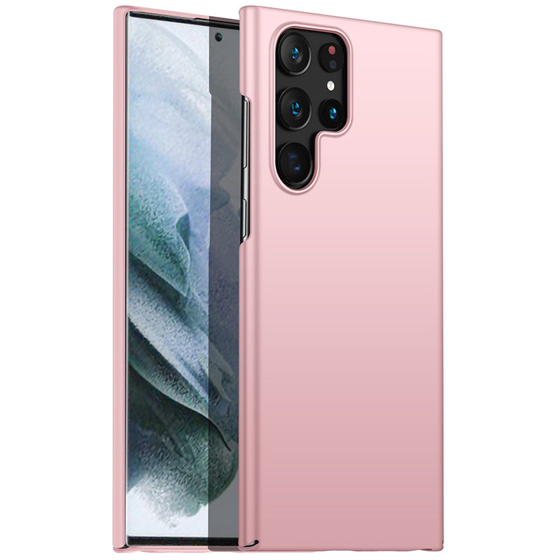 Metallic Rose Gold Hard Case (Galaxy S22 Ultra)