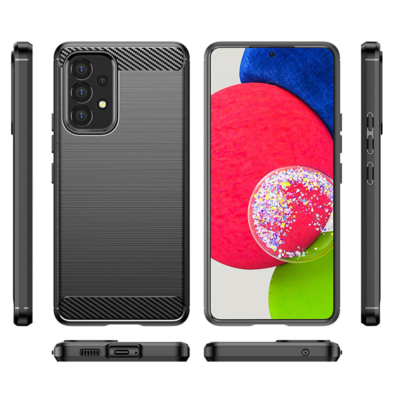 Black Brushed Metal Case (Galaxy A53)